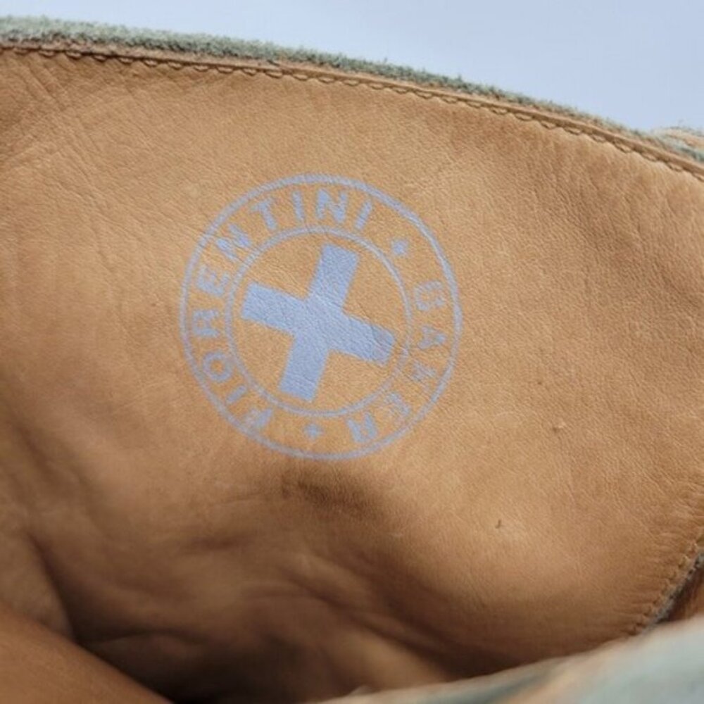 Fiorentini + Baker | Eternity Suede Leather Tall Moto Boots Olive Green - Picture 12 of 16